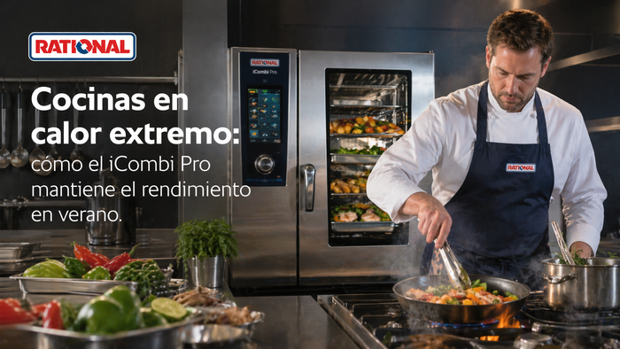 Cocinas en calor extremo: ¿Cómo el iCombi Pro mantiene el rendimiento en verano?
