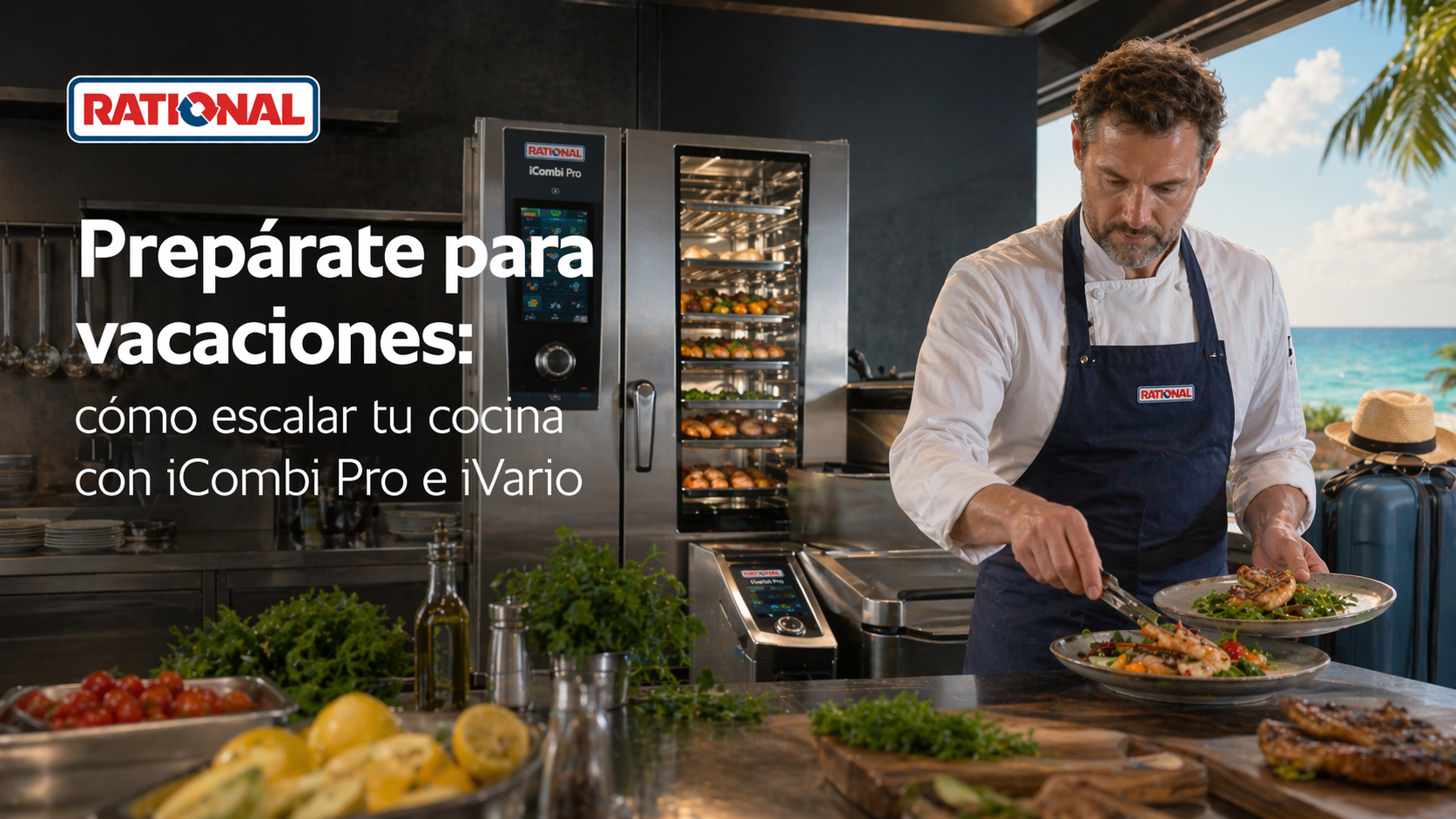 Prepárate para vacaciones: ¿Cómo escalar tu cocina con iCombi Pro e iVario?