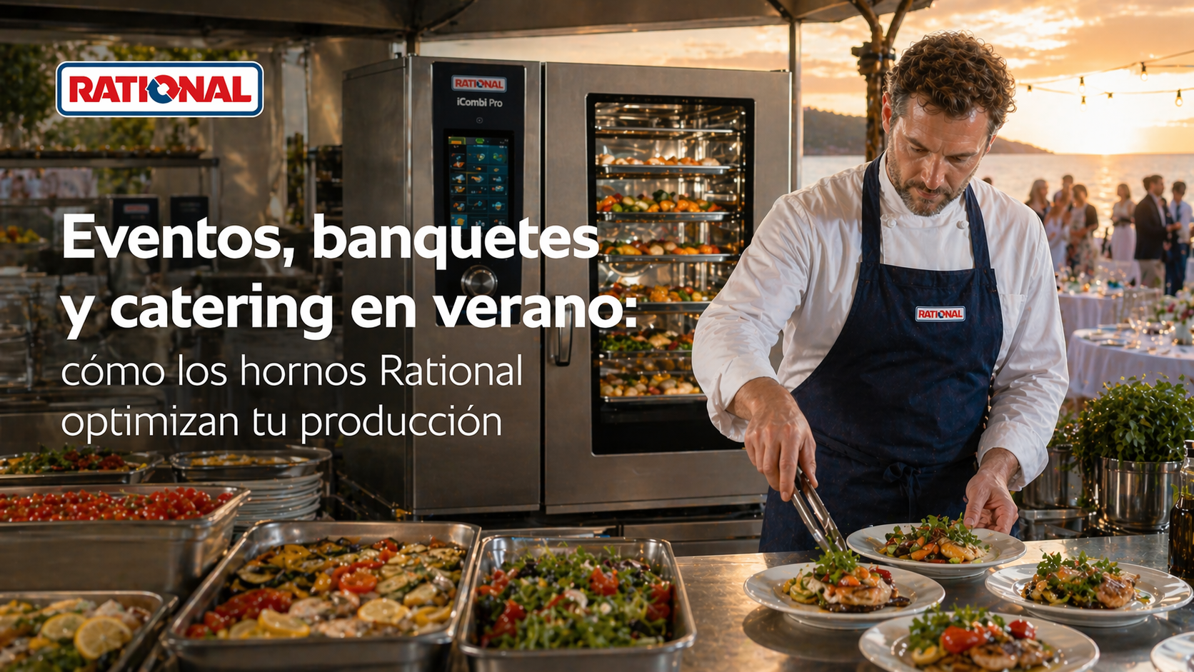 Eventos, banquetes y catering en verano: ¿Cómo los hornos Rational optimizan tu producción?